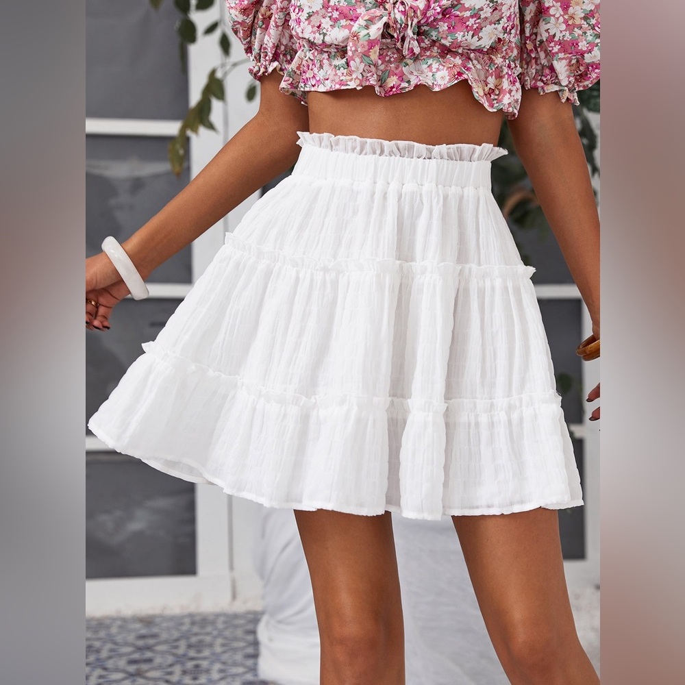 White skirt